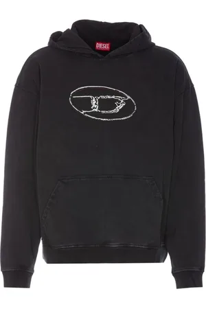 Diesel Heren, Sweatshirts & Hoodies, Zwart, Maat: M
