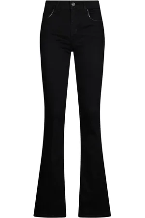 Liu Jo Dames, Jeans, Zwart, Maat: W25 Katoen