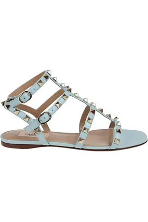 VALENTINO GARAVANI Dames, Schoenen, Blauw, Maat: 36 EU Leer