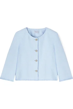 Motivi Dames, Jassen, Blauw, Maat: XL Tweed