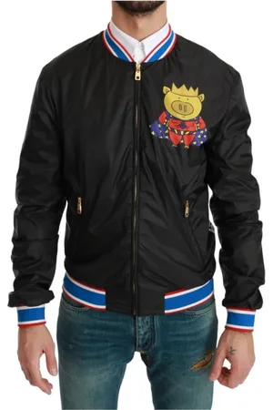 Dolce & Gabbana Heren, Jassen, Zwart, Maat: XL Nylon