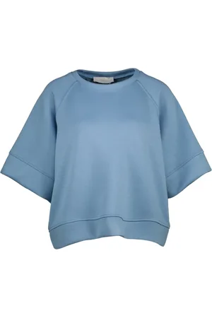 AMELIE & AMELIE Dames, Sweatshirts & Hoodies, Blauw, Maat: ONE Size