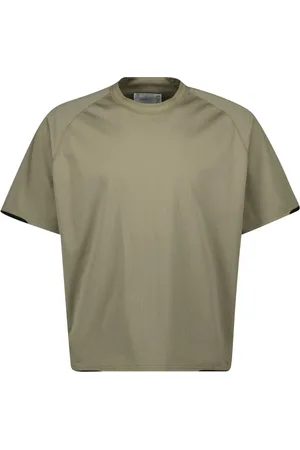 SACAI Heren, Tops, Groen, Maat: M Katoen