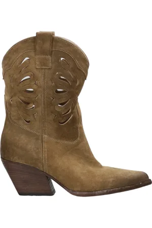Elena Iachi Dames, Schoenen, Bruin, Maat: 39 EU Suède