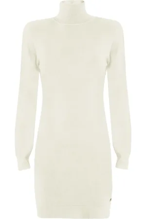 YES ZEE BY ESSENZA Dames, Jurken, Wit, Maat: M Viscose