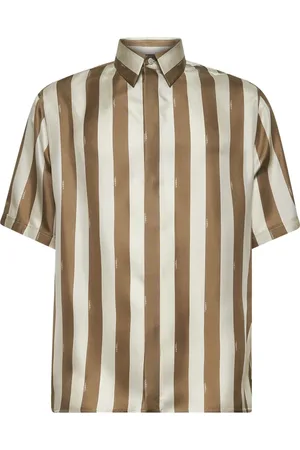 Fendi Heren, Overhemden, Veelkleurig, Maat: XL Zijde