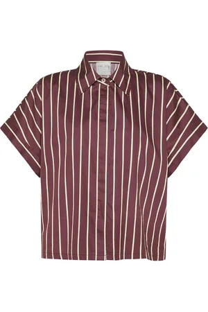 FORTE FORTE Dames, Blouses & Shirts, Bruin, Maat: S