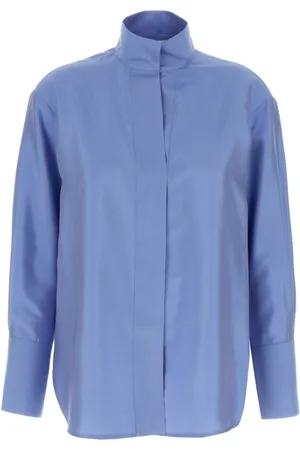 ALBERTO BIANI Dames, Blouses & Shirts, Blauw, Maat: XL