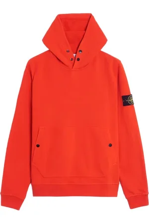 Stone Island Heren, Sweatshirts & Hoodies, Rood, Maat: S Katoen