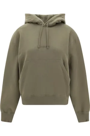 Saint Laurent Dames, Sweatshirts & Hoodies, Groen, Maat: S Katoen