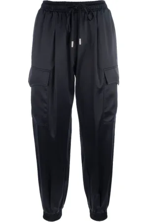 ERMANNO SCERVINO Dames, Broeken, Zwart, Maat: L
