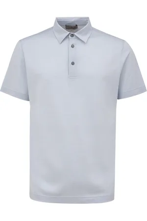 CANALI Heren, Tops, Blauw, Maat: L Katoen