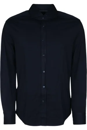 Brunello Cucinelli Heren, Overhemden, Blauw, Maat: S