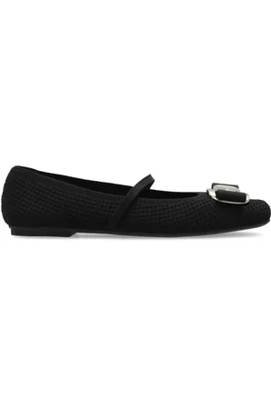 Salvatore Ferragamo Dames, Schoenen, Zwart, Maat: 39 1/2 EU