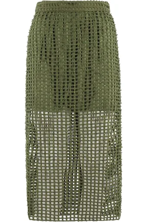 Essentiel Antwerp Dames, Rokken, Groen, Maat: XS Poliester