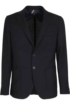 Biagio Santaniello Heren, Jassen, Blauw, Maat: S Wol