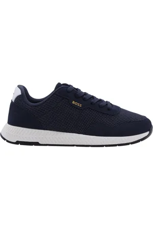 HUGO BOSS Heren, Schoenen, Blauw, Maat: 43 EU