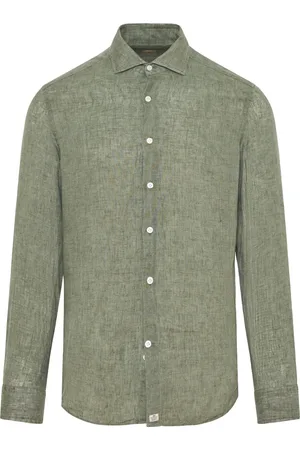 SONRISA Heren, Overhemden, Groen, Maat: XL Katoen