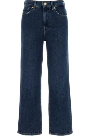 7 for all Mankind Dames, Jeans, Blauw, Maat: W32 Denim