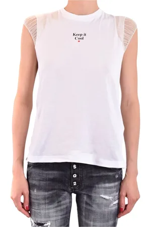 Dsquared2 Dames, Tops, Wit, Maat: XS