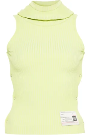 MIHARA YASUHIRO Dames, Tops, Geel, Maat: M