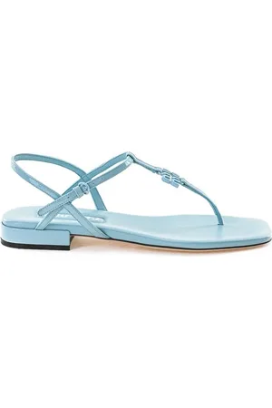 Miu Miu Dames, Schoenen, Blauw, Maat: 36 EU Leer