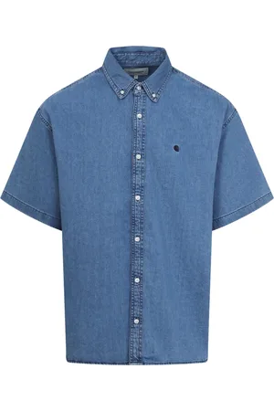 Carhartt Heren, Overhemden, Blauw, Maat: XL