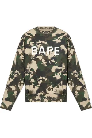A Bathing Ape Heren, Sweatshirts & Hoodies, Groen, Maat: L Katoen