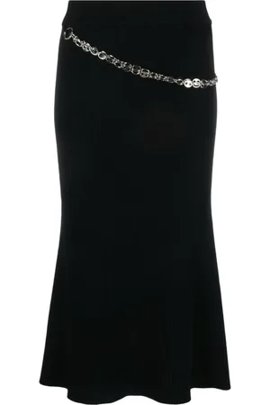 Paco rabanne Dames, Jurken, Zwart, Maat: L Wol
