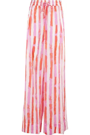 Essentiel Antwerp Dames, Broeken, Roze, Maat: XS Satijn