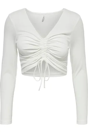 ONLY Dames, Blouses & Shirts, Wit, Maat: S Viscose