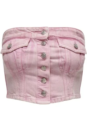 ONLY Dames, Tops, Roze, Maat: M Katoen