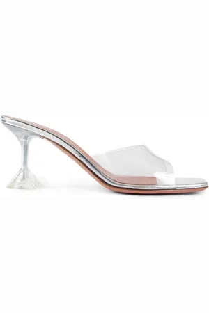 Amina Muaddi Dames, Schoenen, Wit, Maat: 38 EU