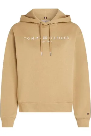 Tommy Hilfiger Heren, Sweatshirts & Hoodies, Bruin, Maat: L