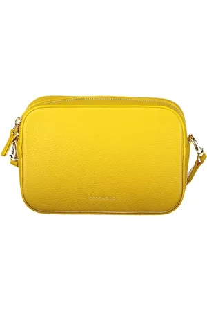 Coccinelle Dames, Tassen, Geel, Maat: ONE Size Leer