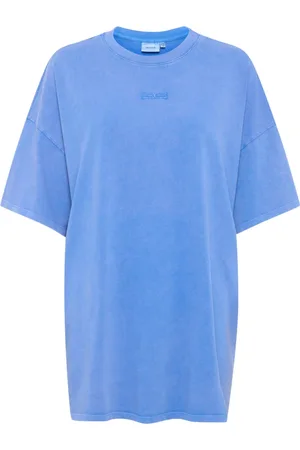 Gestuz Dames, Tops, Blauw, Maat: L Katoen