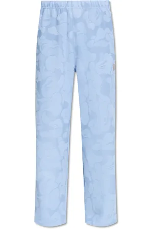 A Bathing Ape Dames, Broeken, Blauw, Maat: M Poliester