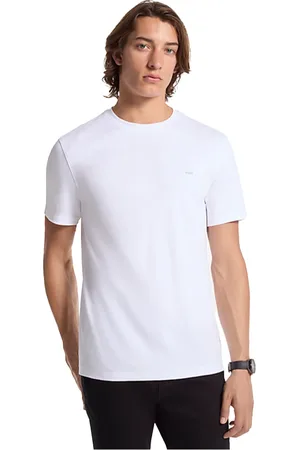 Michael Kors Heren, Tops, Wit, Maat: L Katoen