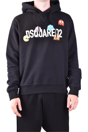 Dsquared2 Heren, Sweatshirts & Hoodies, Zwart, Maat: S