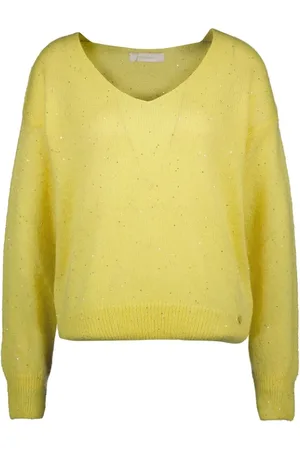 AMELIE & AMELIE Dames, Truien, Geel, Maat: ONE Size