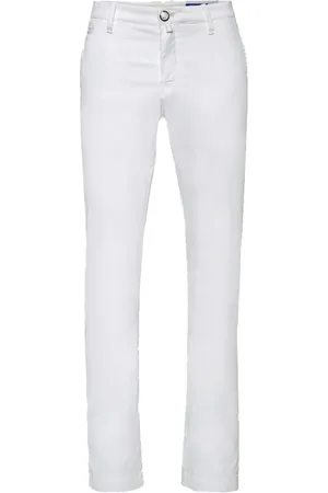 Jacob Cohen Heren, Broeken, Wit, Maat: W31 Denim