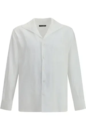 Dolce & Gabbana Heren, Overhemden, Wit, Maat: L Linnen