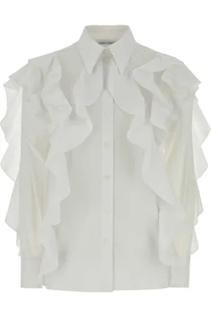 Alberta Ferretti Dames, Blouses & Shirts, Wit, Maat: 2XS