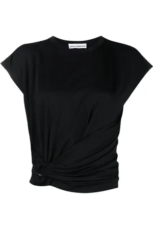 Paco rabanne Dames, Tops, Zwart, Maat: 2XS Viscose