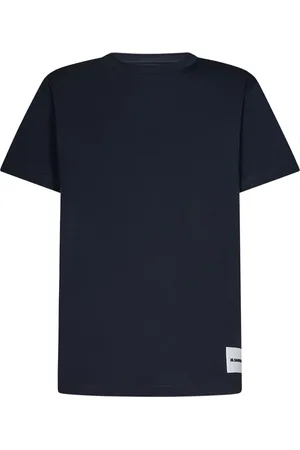 Jil Sander Heren, Tops, Zwart, Maat: M Katoen