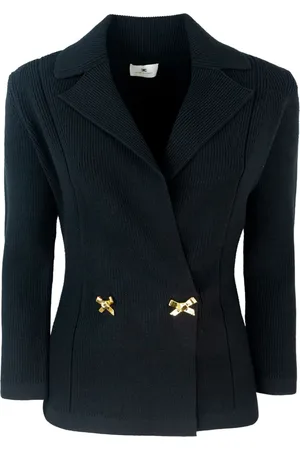 Elisabetta Franchi Dames, Truien, Zwart, Maat: S Viscose