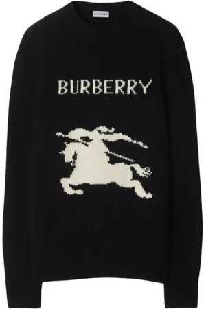Burberry Dames, Truien, Zwart, Maat: S Wol