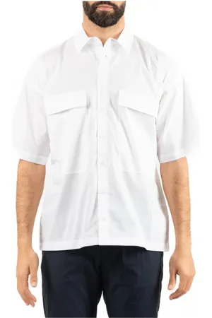 Alpha Industries Heren, Overhemden, Wit, Maat: M