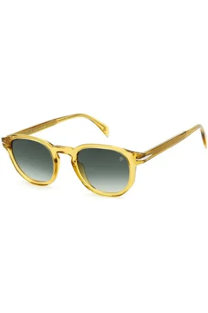 DB EYEWEAR BY DAVID BECKHAM Heren, Accessoires, Geel, Maat: 49 MM