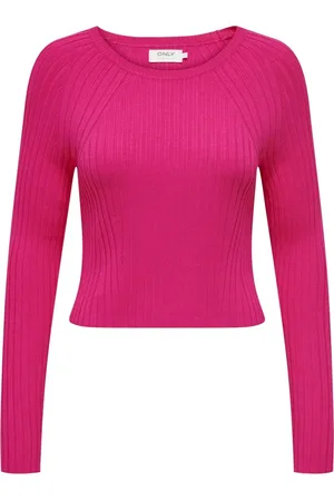 ONLY Dames, Truien, Roze, Maat: L Nylon